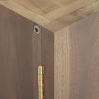 Thumbnail for Wand-Badschrank 90x39x40 cm Massivholz Teak