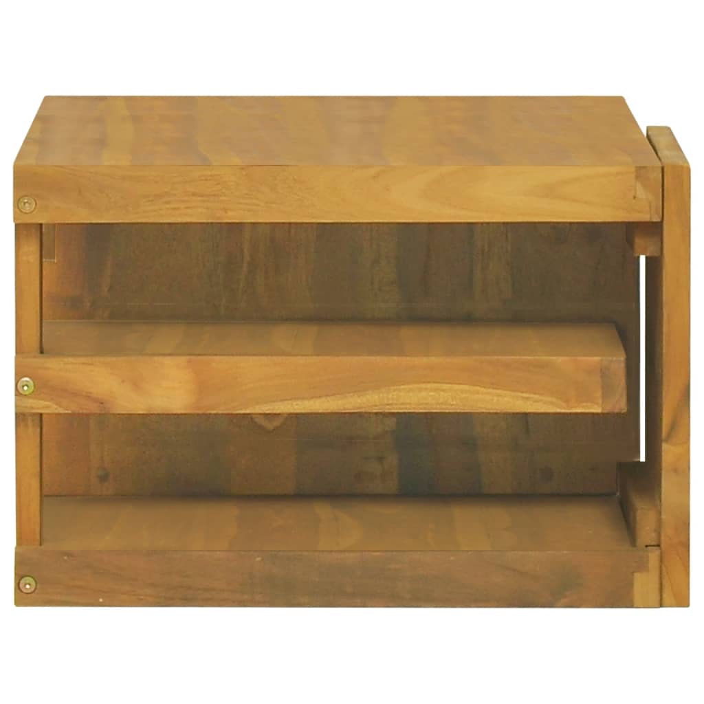 Wand-Badschrank 60x45x30 cm Massivholz Teak