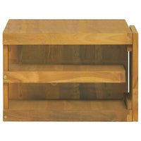 Thumbnail for Wand-Badschrank 60x45x30 cm Massivholz Teak