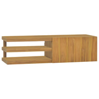Thumbnail for Wand-Badschrank 110x40x30 cm Massivholz Teak