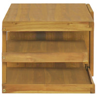 Thumbnail for Wand-Badschrank 110x40x30 cm Massivholz Teak