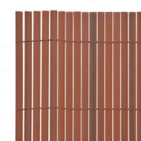 Thumbnail for Gartenzaun Doppelseitig 90x400 cm Braun