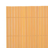 Thumbnail for Gartenzaun Doppelseitig 110x300 cm Gelb