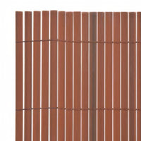 Thumbnail for Gartenzaun Doppelseitig 110x300 cm Braun