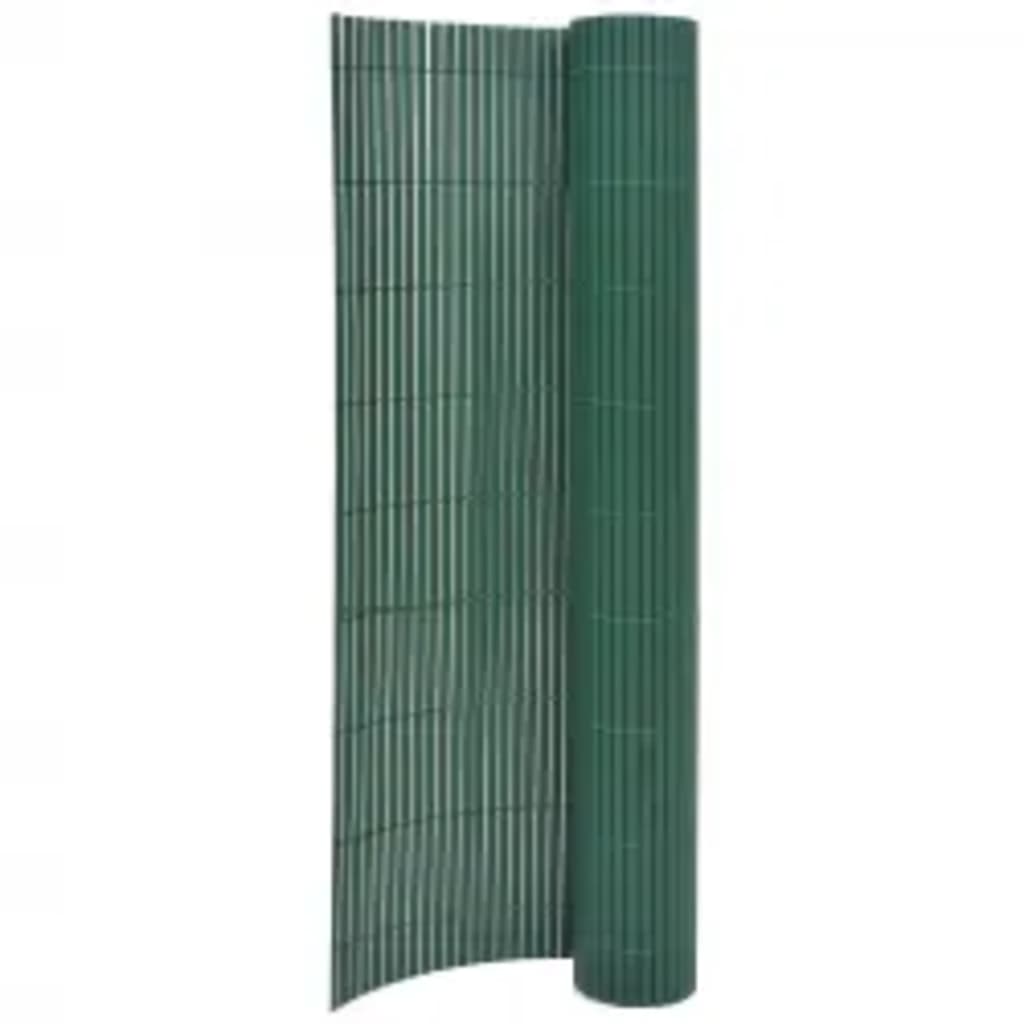 Gartenzaun Doppelseitig 110x400 cm Grün