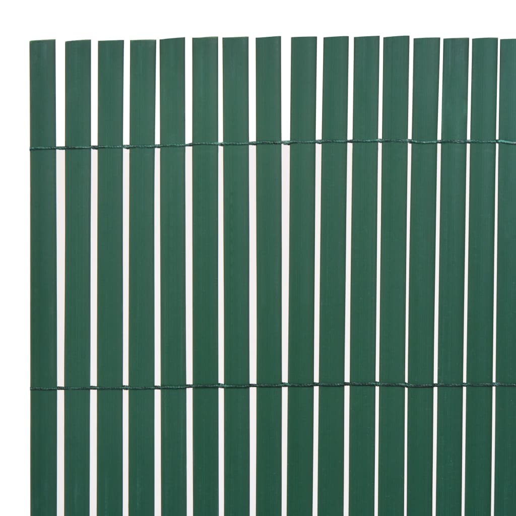 Gartenzaun Doppelseitig 110x400 cm Grün