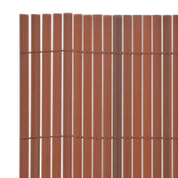 Thumbnail for Gartenzaun Doppelseitig 110x400 cm Braun