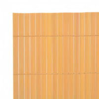 Thumbnail for Gartenzaun Doppelseitig 110x500 cm Gelb