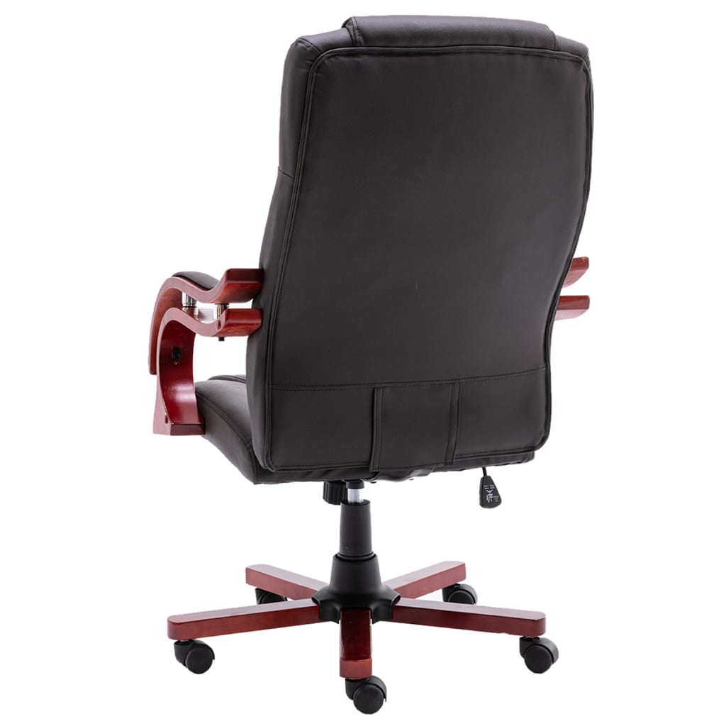 Bürostuhl Braun Echtleder