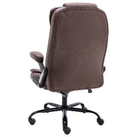Thumbnail for Bürostuhl mit Massagefunktion Dunkelbraun Wildleder-Optik