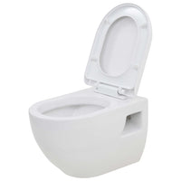 Thumbnail for Hänge-Toilette mit Unterputzspülkasten Keramik