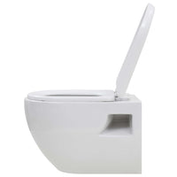 Thumbnail for Hänge-Toilette mit Unterputzspülkasten Keramik