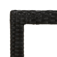 Thumbnail for Gartentisch Schwarz 250x100x75 cm Poly Rattan