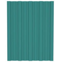 Thumbnail for Dachpaneele 12 Stk. Verzinkter Stahl Grün 60x45 cm