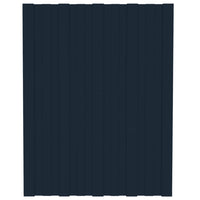 Thumbnail for Dachpaneele 36 Stk. Verzinkter Stahl Anthrazit 60x45 cm