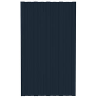 Thumbnail for Dachpaneele 12 Stk. Verzinkter Stahl Anthrazit 80x45 cm