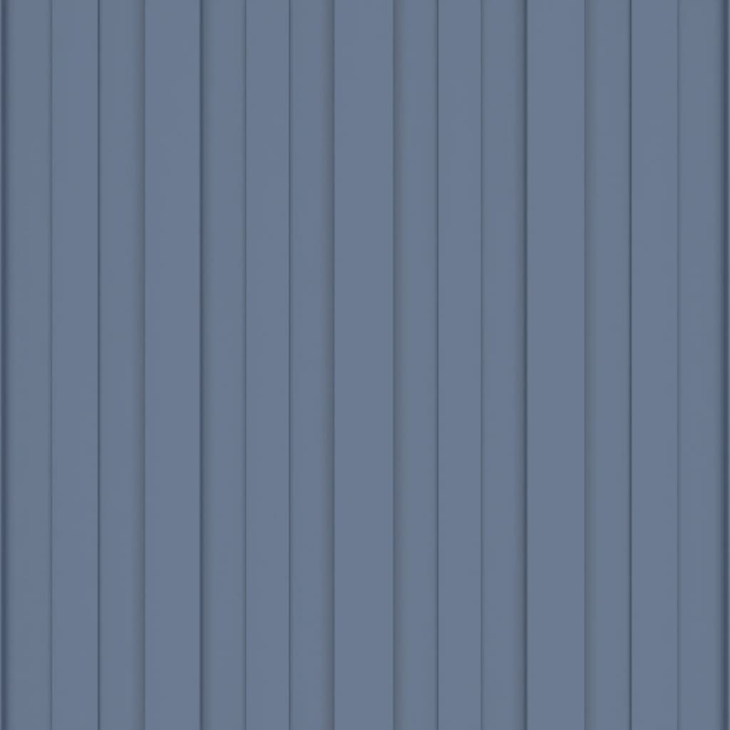 Dachpaneele 12 Stk. Verzinkter Stahl Grau 100x45 cm