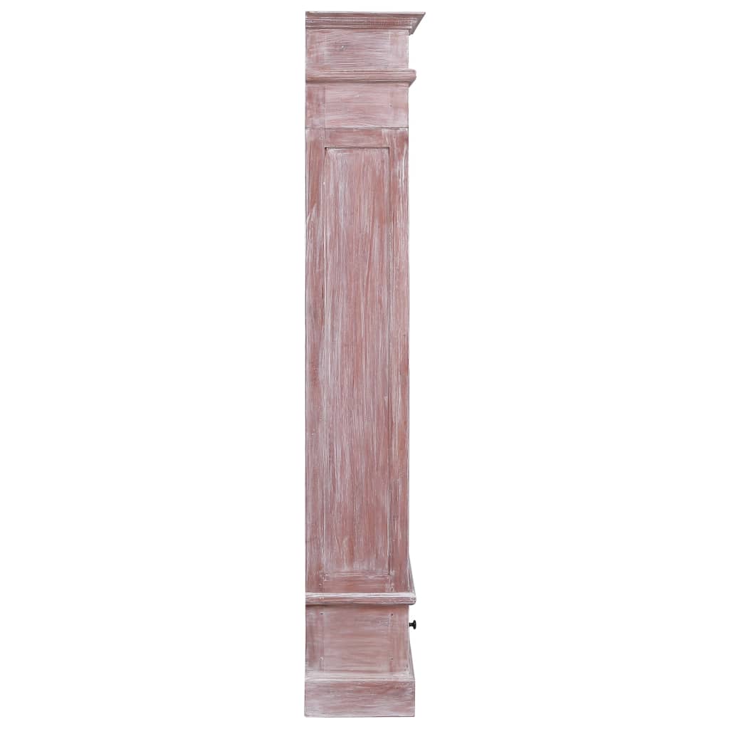 Highboard 60x30x175 cm Massivholz Mahagoni