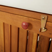 Thumbnail for Truhenbank mit Kissen 148 cm Massivholz Akazie