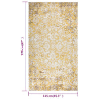 Thumbnail for Outdoor-Teppich Flachgewebe 115x170 cm Gelb