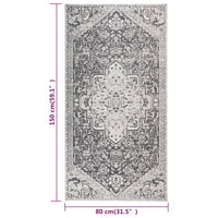 Thumbnail for Outdoor-Teppich Flachgewebe 80x150 cm Hellgrau