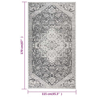 Thumbnail for Outdoor-Teppich Flachgewebe 115x170 cm Hellgrau