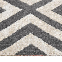 Thumbnail for Outdoor-Teppich Flachgewebe 115x170cm Hellschwarz und Hellbeige
