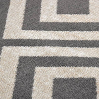 Thumbnail for Outdoor-Teppich Flachgewebe 115x170cm Hellschwarz und Hellbeige