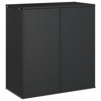 Thumbnail for Garten-Kissenbox PE Rattan 100x49x103,5 cm Schwarz