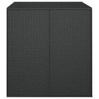 Thumbnail for Garten-Kissenbox PE Rattan 100x97,5x104 cm Schwarz