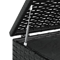 Thumbnail for Garten-Kissenbox PE Rattan 100x97,5x104 cm Schwarz