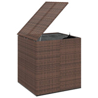 Thumbnail for Garten-Kissenbox PE Rattan 100x97,5x104 cm Braun