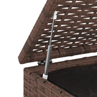 Thumbnail for Garten-Kissenbox PE Rattan 100x97,5x104 cm Braun