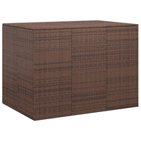 Thumbnail for Garten-Kissenbox PE Rattan 145x100x103 cm Braun