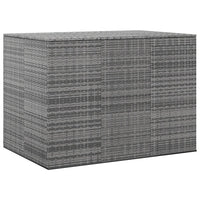 Thumbnail for Garten-Kissenbox PE Rattan 145x100x103 cm Grau