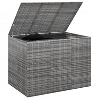 Thumbnail for Garten-Kissenbox PE Rattan 145x100x103 cm Grau