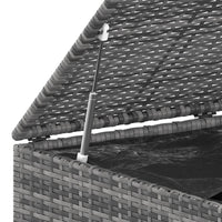 Thumbnail for Garten-Kissenbox PE Rattan 145x100x103 cm Grau
