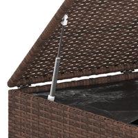 Thumbnail for Garten-Kissenbox PE Rattan 194x100x103 cm Braun