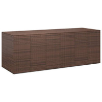 Thumbnail for Garten-Kissenbox PE Rattan 291x100,5x104 cm Braun