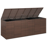 Thumbnail for Garten-Kissenbox PE Rattan 291x100,5x104 cm Braun
