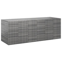 Thumbnail for Garten-Kissenbox PE Rattan 291x100,5x104 cm Grau