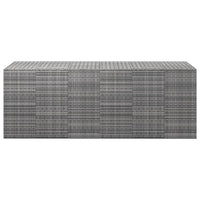 Thumbnail for Garten-Kissenbox PE Rattan 291x100,5x104 cm Grau