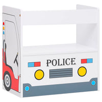 Thumbnail for 3-tlg. Kindertisch und Stuhl Set Polizeiauto-Design MDF