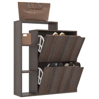 Thumbnail for Schuhschrank Grau Sonoma 79,5x24x90,5 cm Spanplatte