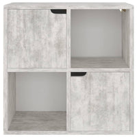 Thumbnail for Bücherregal Beton-Optik 60x27,5x59,5 cm Spanplatte