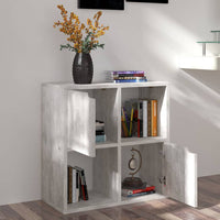 Thumbnail for Bücherregal Beton-Optik 60x27,5x59,5 cm Spanplatte