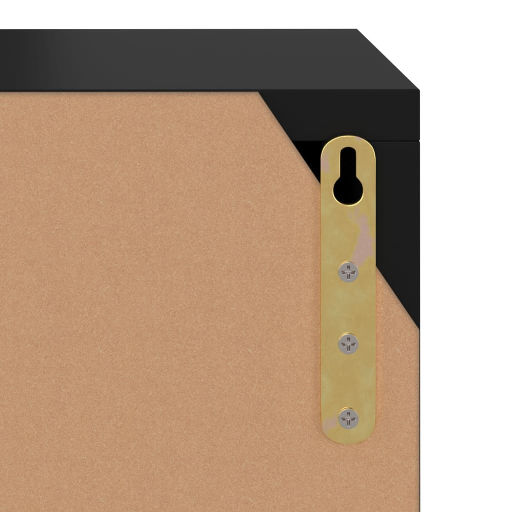 TV-Schrank Schwarz 88,5x27,5x30,5 cm Spanplatte