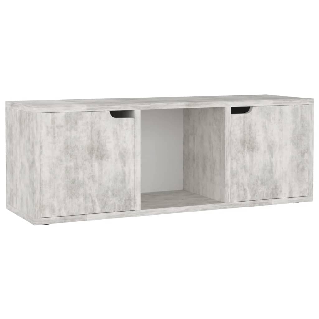 TV-Schrank Beton-Optik 88,5x27,5x30,5 cm Spanplatte