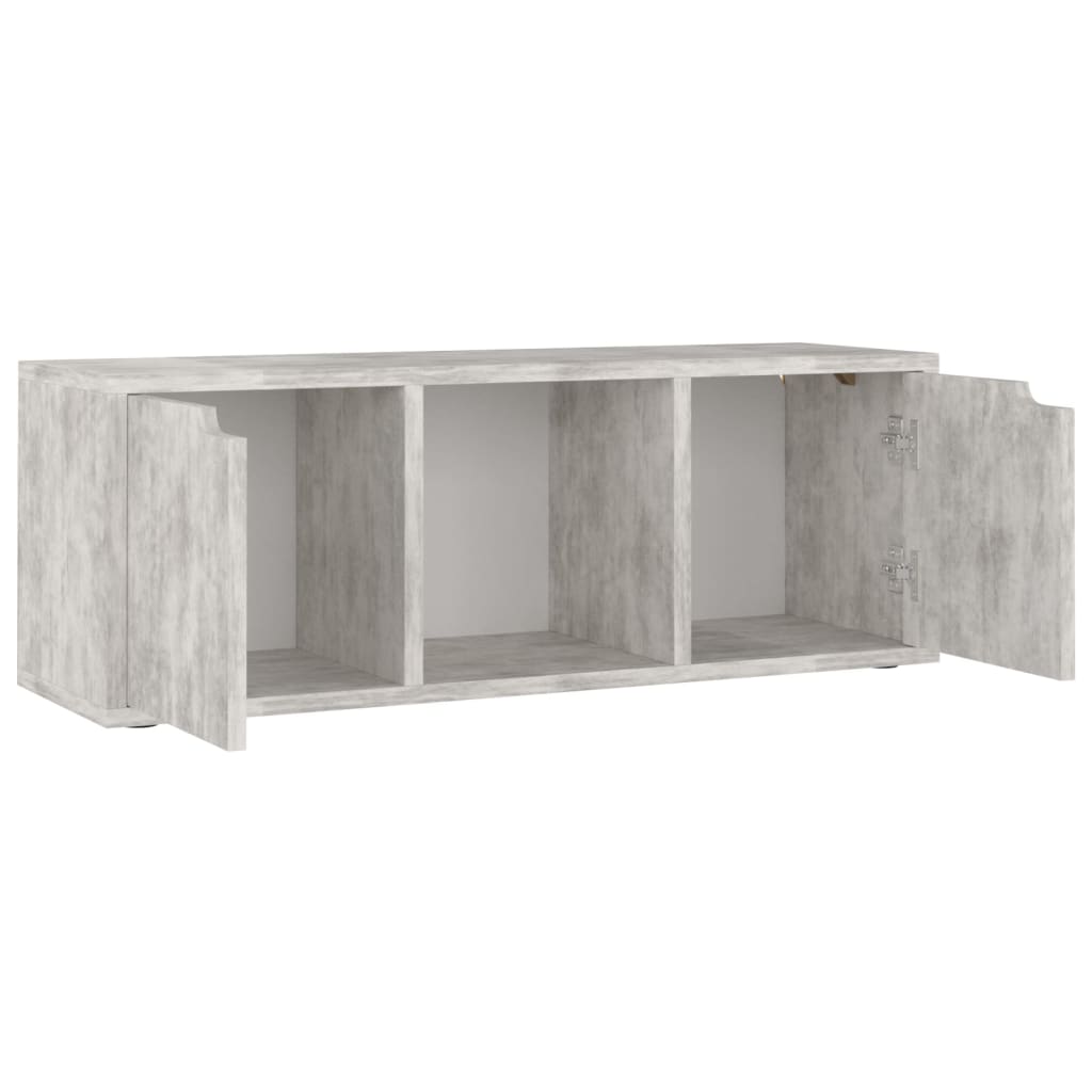 TV-Schrank Beton-Optik 88,5x27,5x30,5 cm Spanplatte