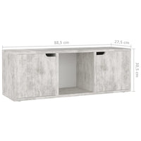Thumbnail for TV-Schrank Beton-Optik 88,5x27,5x30,5 cm Spanplatte